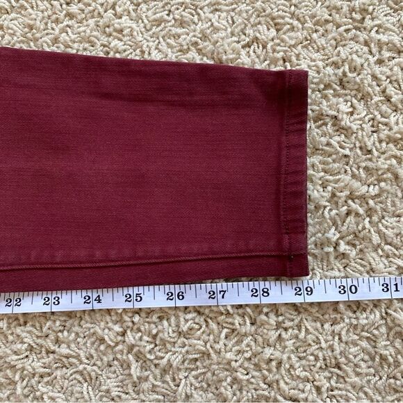 Gap Skinny Jeans Maroon size 28 like new worn once - Picture 3 of 4